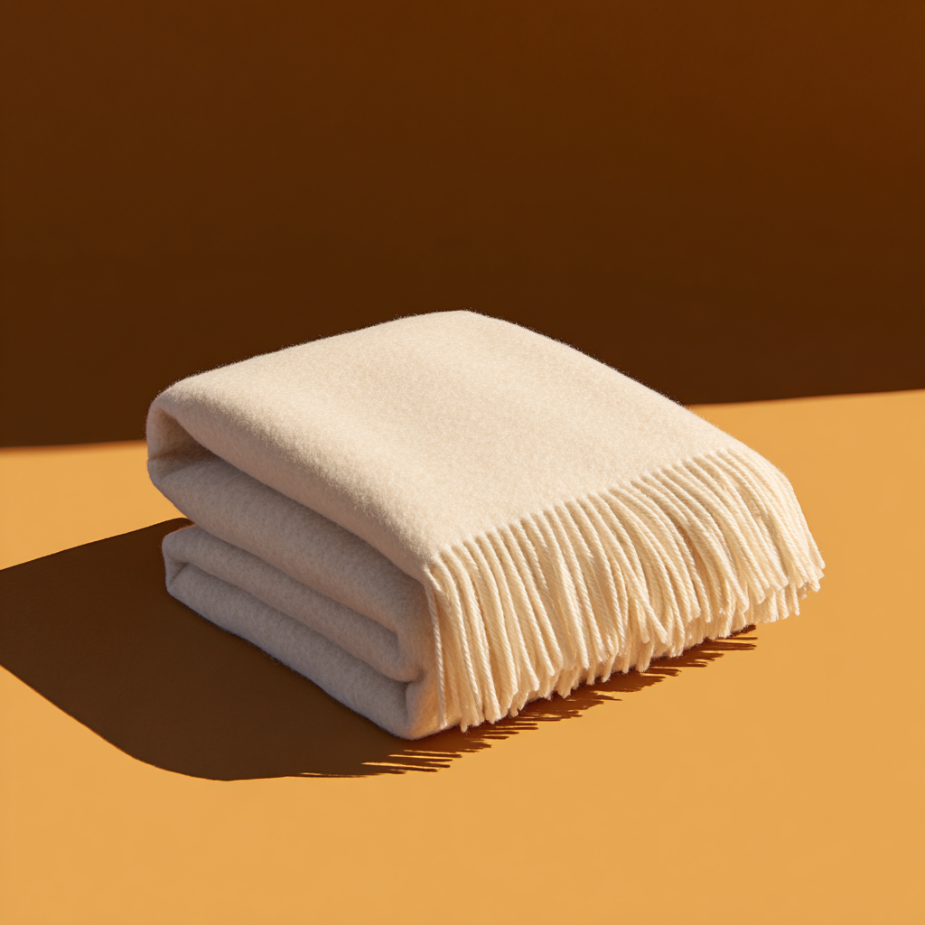 Wool throw